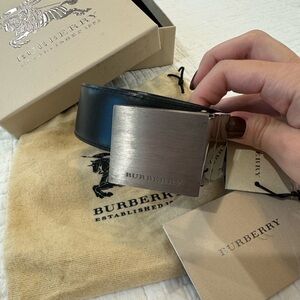 100% Original Burberry Reversible Check Men Belt